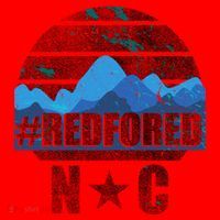 NC Red For Ed North Carolina Mountains Santa Hat thumb 1