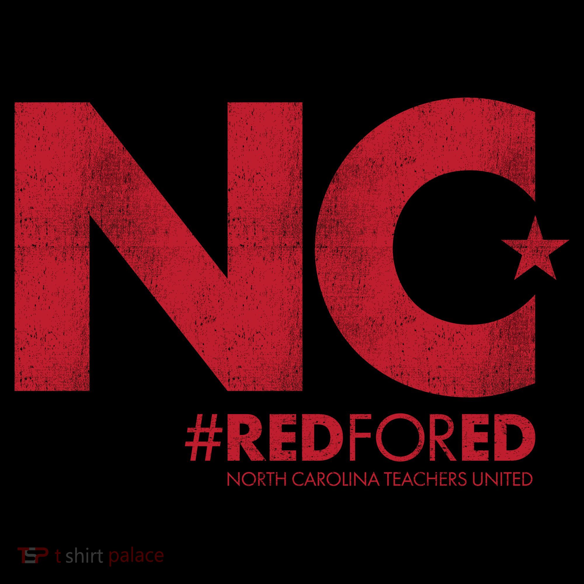 NC Star Red For Ed North Carolina Coffee Mug