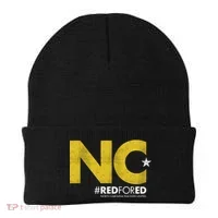 NC Star Red For Ed North Carolina Beanie thumb 0