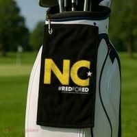NC Star Red For Ed North Carolina Golf Towel thumb 2