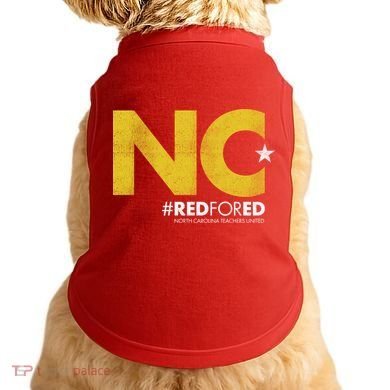NC Star Red For Ed North Carolina Doggie Tank