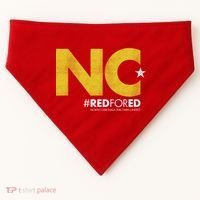 NC Star Red For Ed North Carolina USA-Made Doggie Bandana thumb 0