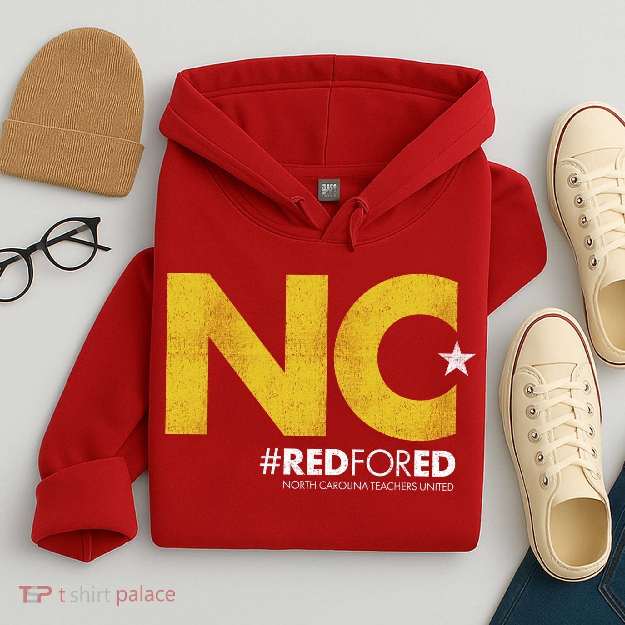 NC Star Red For Ed North Carolina Hoodie