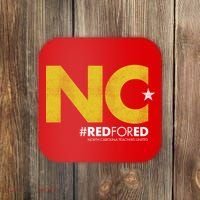 NC Star Red For Ed North Carolina Coaster thumb 0
