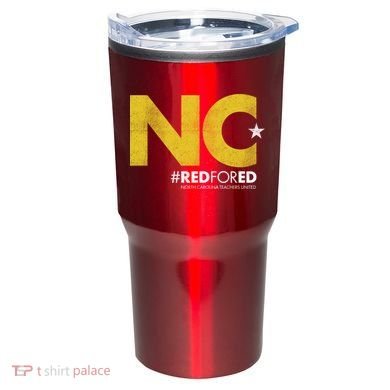 NC Star Red For Ed North Carolina Tumbler