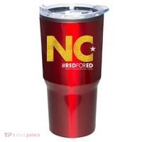 NC Star Red For Ed North Carolina Tumbler thumb 0