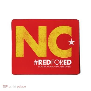 NC Star Red For Ed North Carolina Mousepad