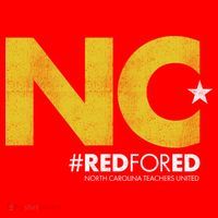 NC Star Red For Ed North Carolina Ornament thumb 1