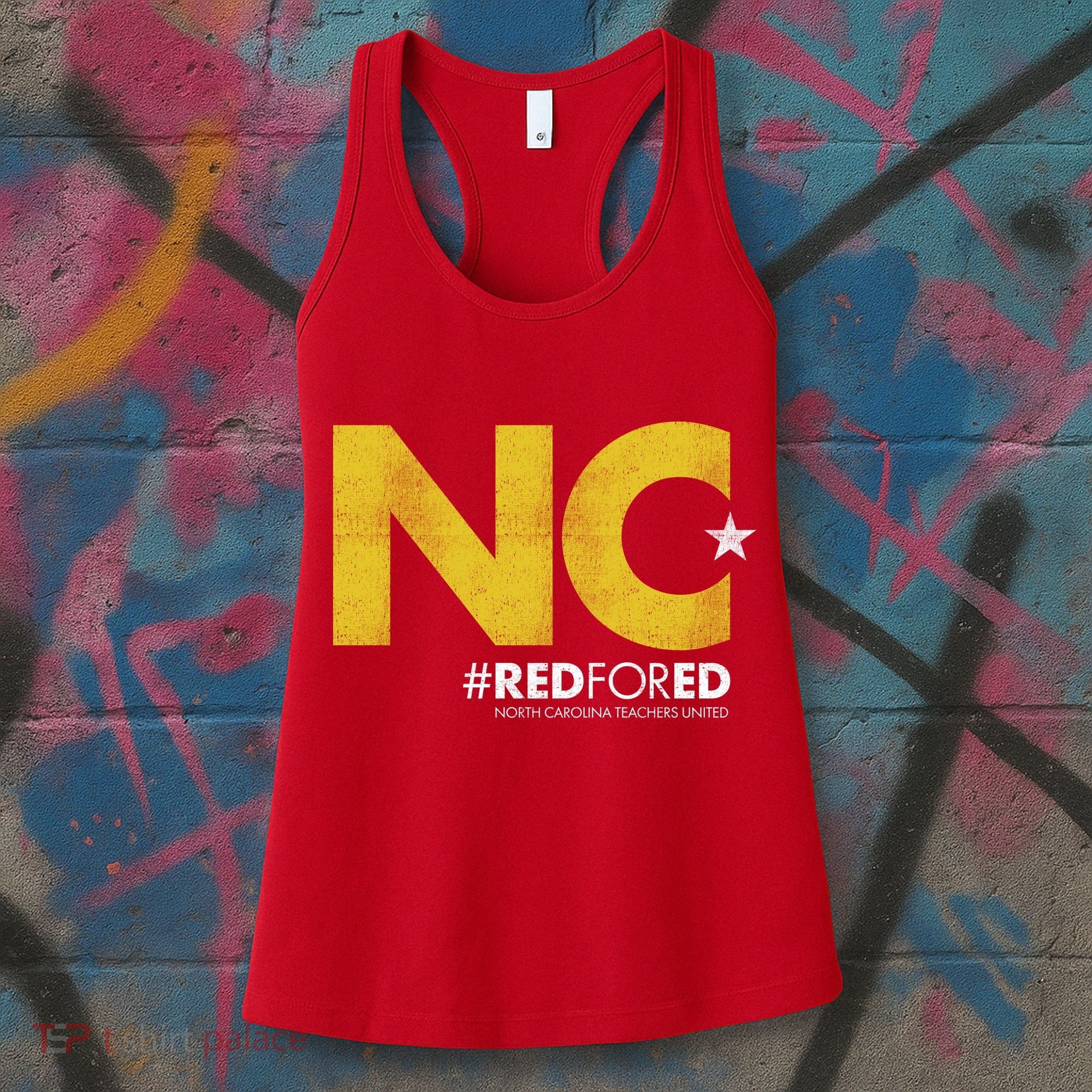NC Star Red For Ed North Carolina Women's Tank Top