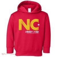 NC Star Red For Ed North Carolina Toddler Hoodie thumb 0