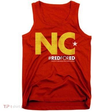 NC Star Red For Ed North Carolina Tank Top