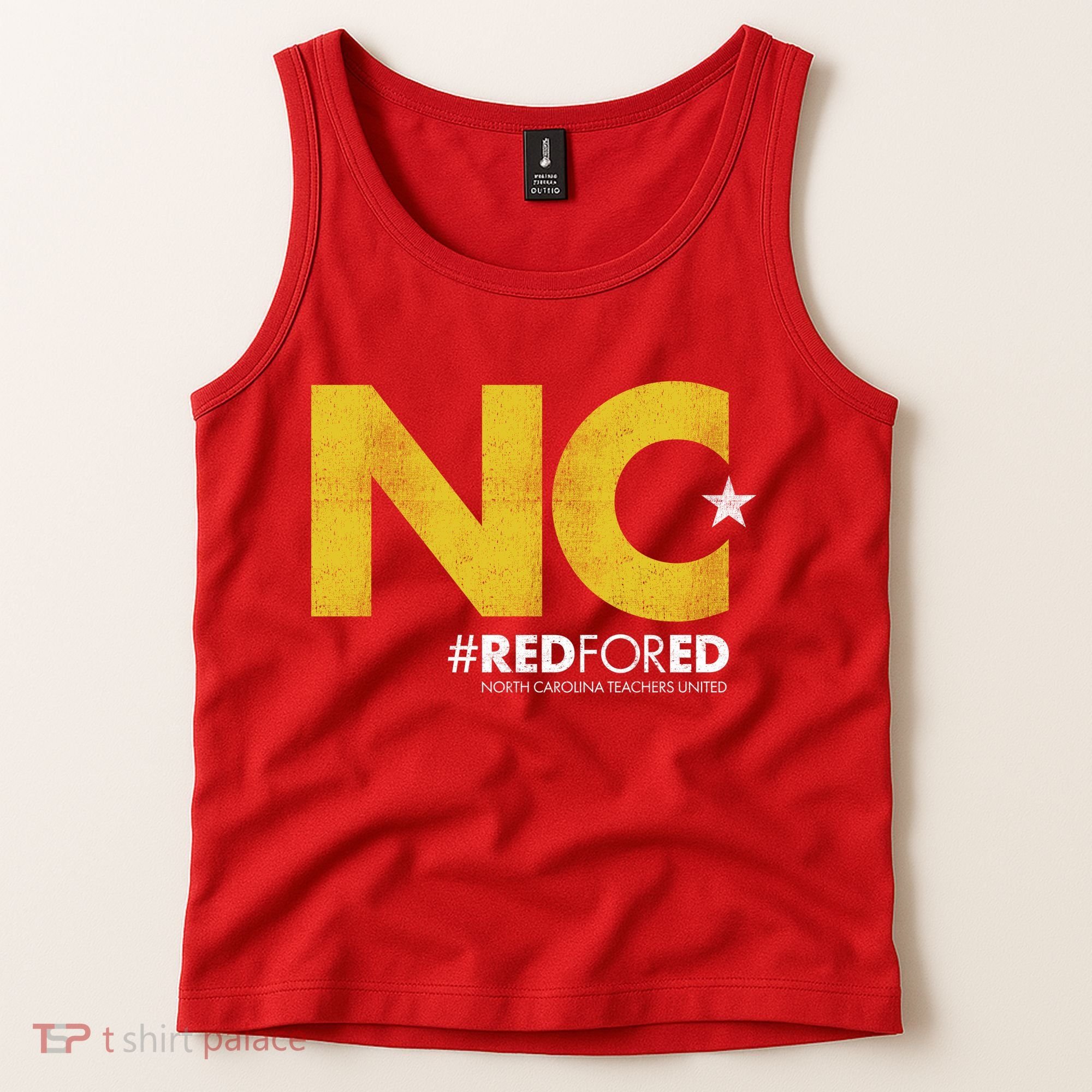 NC Star Red For Ed North Carolina Tank Top
