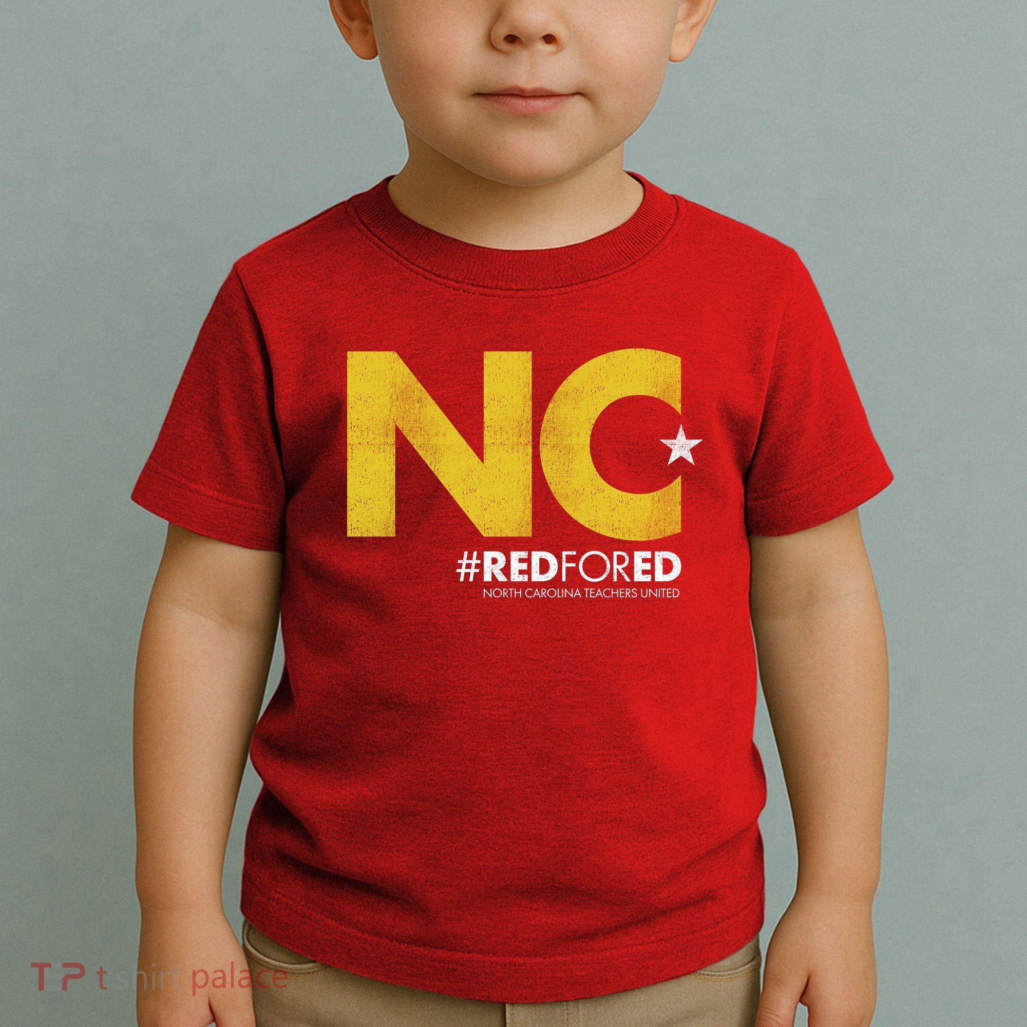 NC Star Red For Ed North Carolina Toddler T-Shirt