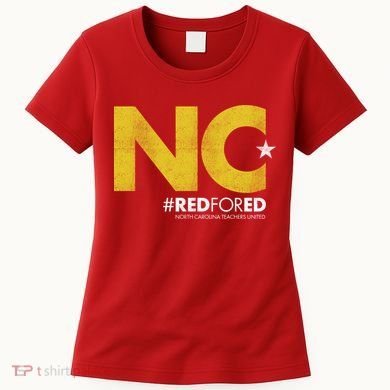 NC Star Red For Ed North Carolina Women's T-Shirt