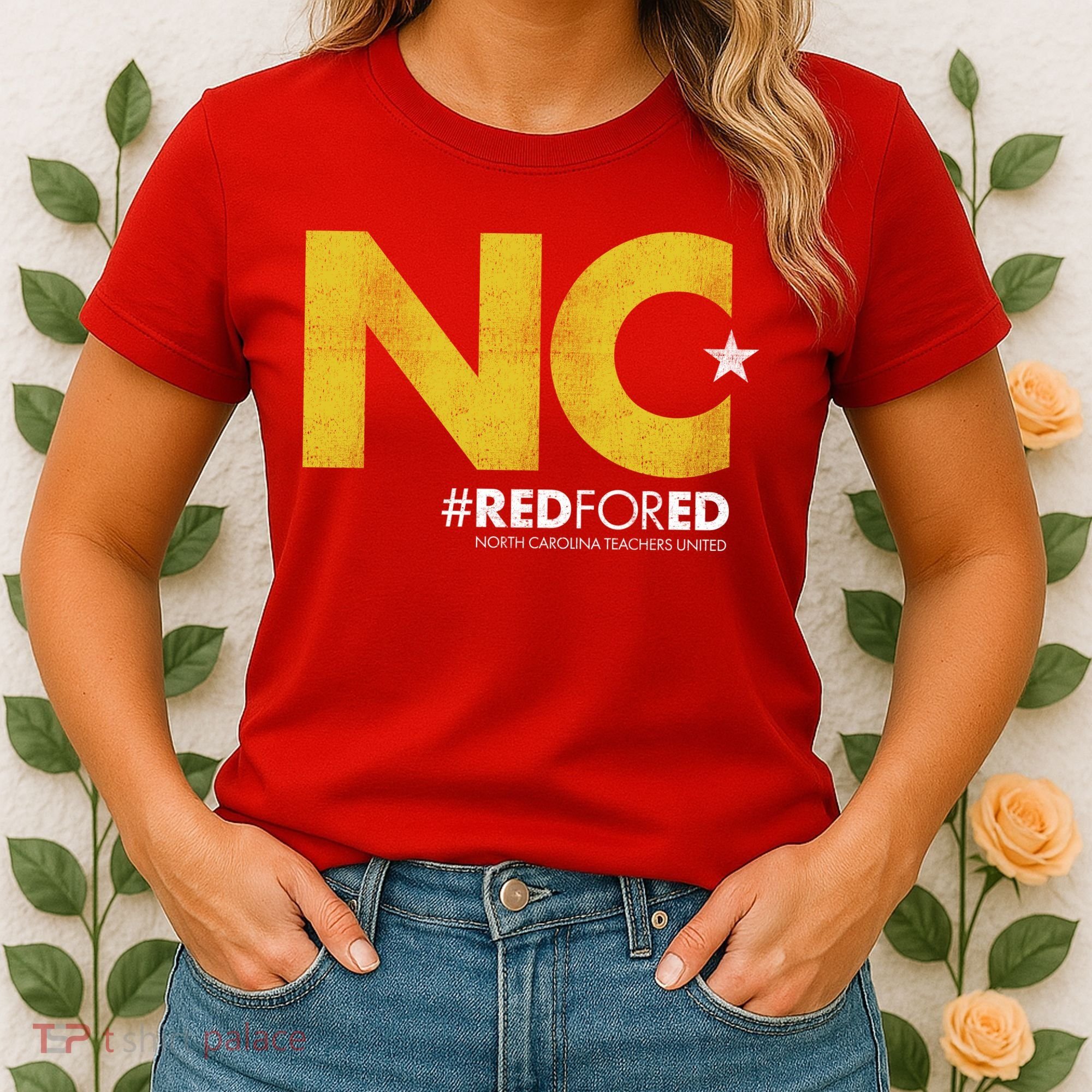 NC Star Red For Ed North Carolina Women's T-Shirt