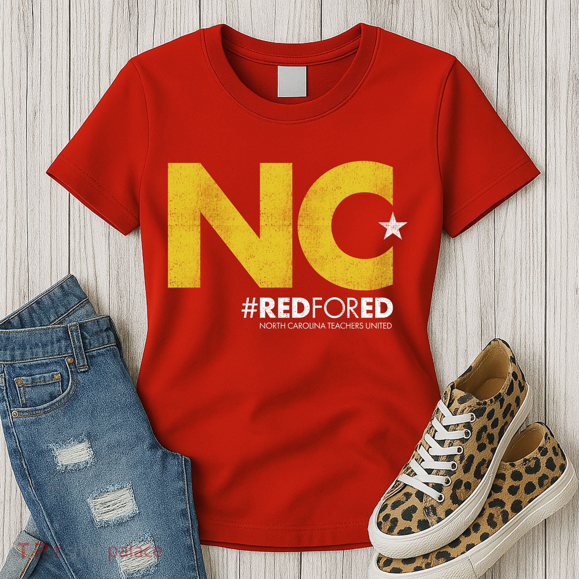 NC Star Red For Ed North Carolina Women's T-Shirt