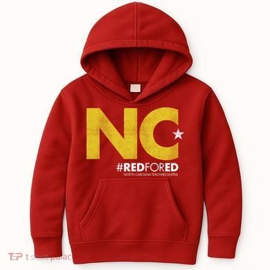 NC Star Red For Ed North Carolina Kids Hoodie