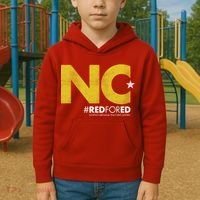 NC Star Red For Ed North Carolina Kids Hoodie thumb 2