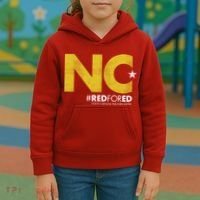 NC Star Red For Ed North Carolina Kids Hoodie thumb 3