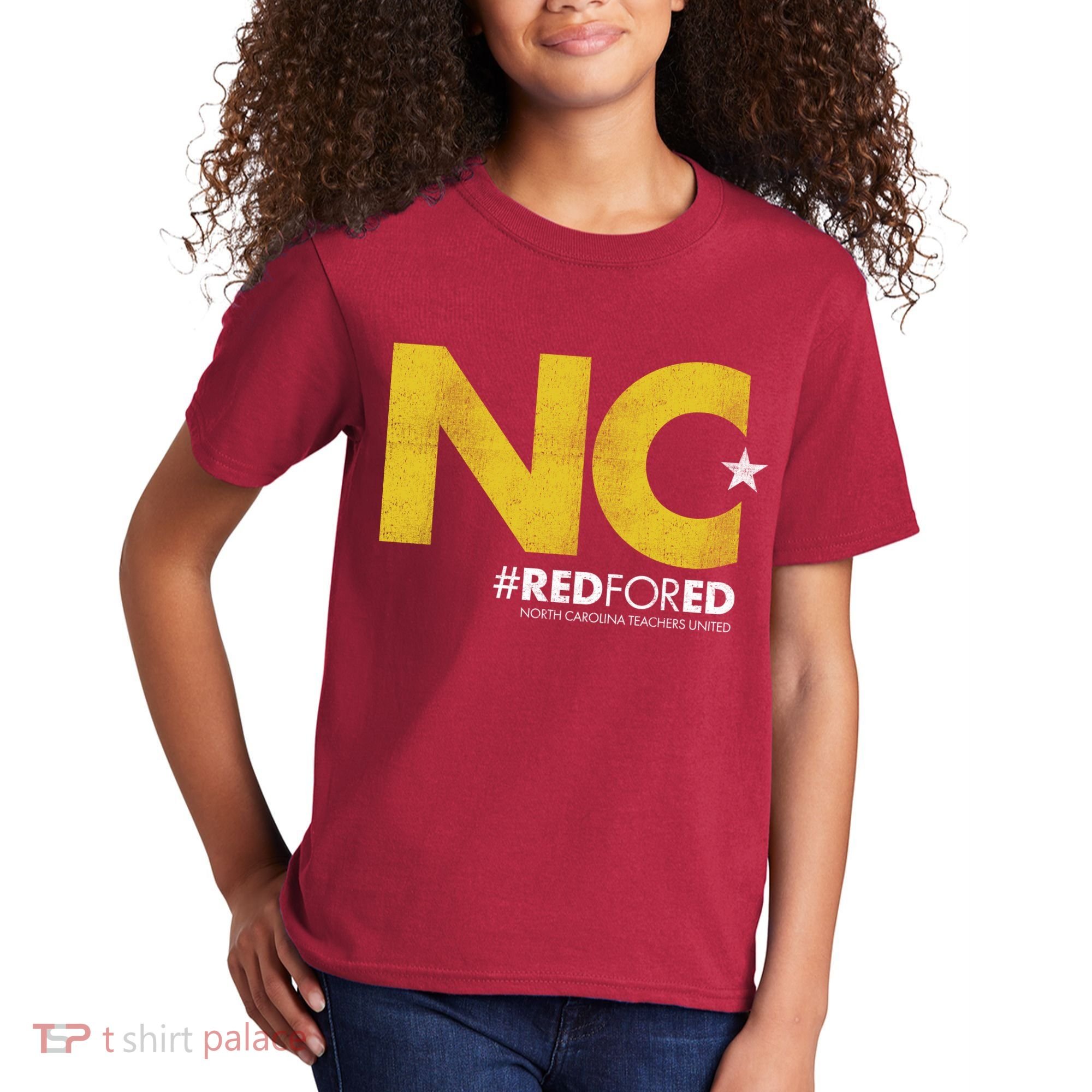 NC Star Red For Ed North Carolina Kids T-Shirt