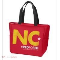 NC Star Red For Ed North Carolina Tote Bag thumb 3