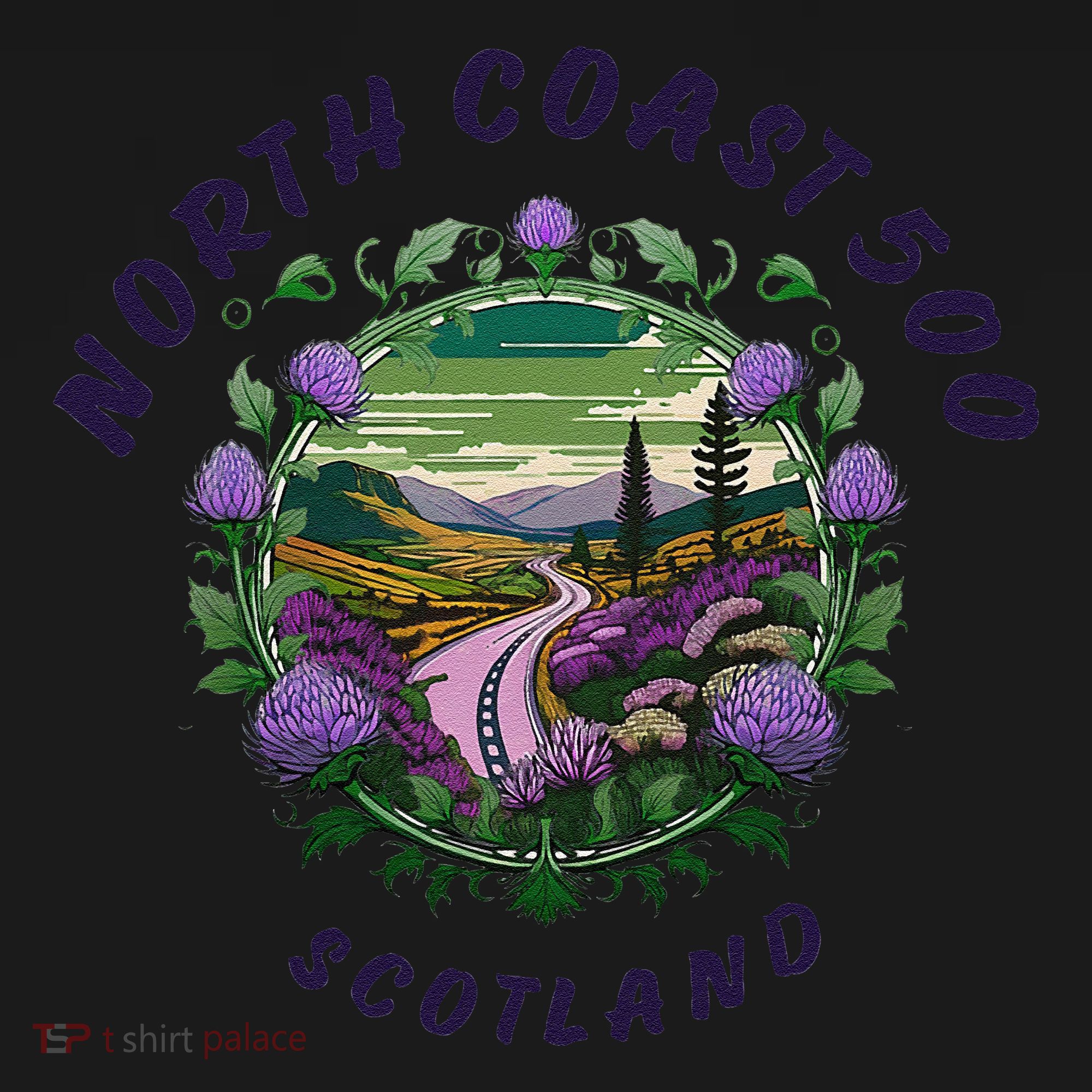 North Coast 500 Scotland Driving Inspired Scottish Nc500 Women's Hoodie