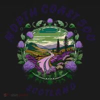 North Coast 500 Scotland Driving Inspired Scottish Nc500 Tank Top thumb 6