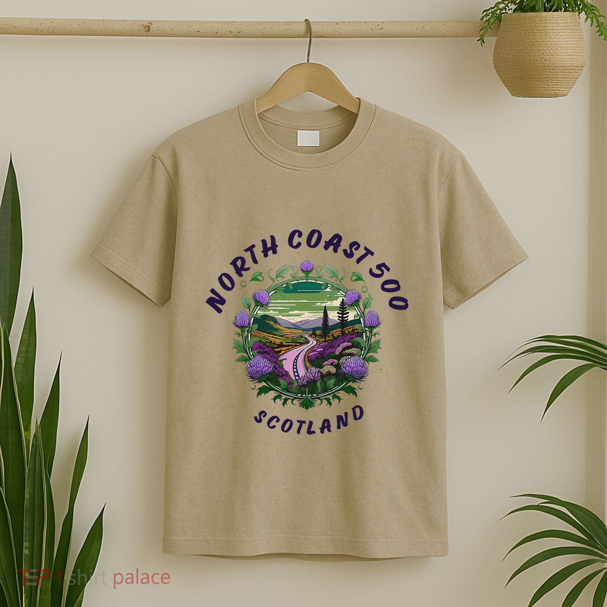 North Coast 500 Scotland Driving Inspired Scottish Nc500 T-Shirt
