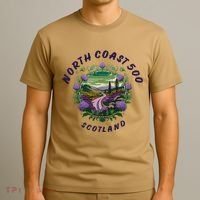 North Coast 500 Scotland Driving Inspired Scottish Nc500 T-Shirt thumb 3