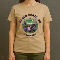 North Coast 500 Scotland Driving Inspired Scottish Nc500 T-Shirt thumb 4