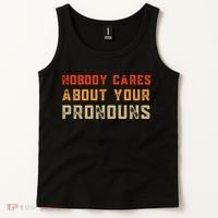 Nobody Cares About Your Pronouns Tank Top thumb 2