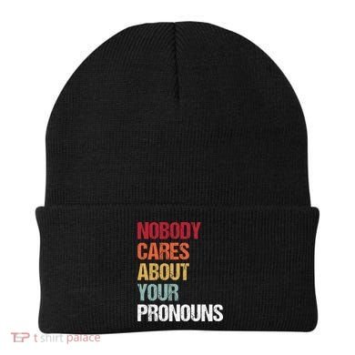 Nobody Cares About Your Pronouns Beanie