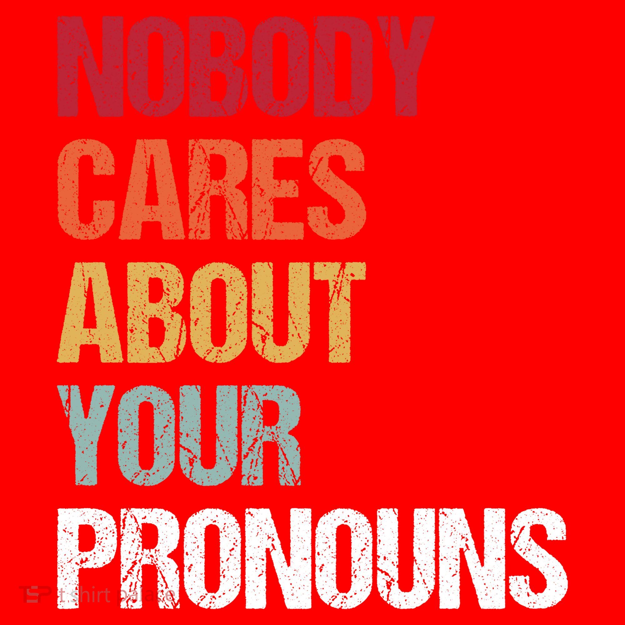 Nobody Cares About Your Pronouns Santa Hat