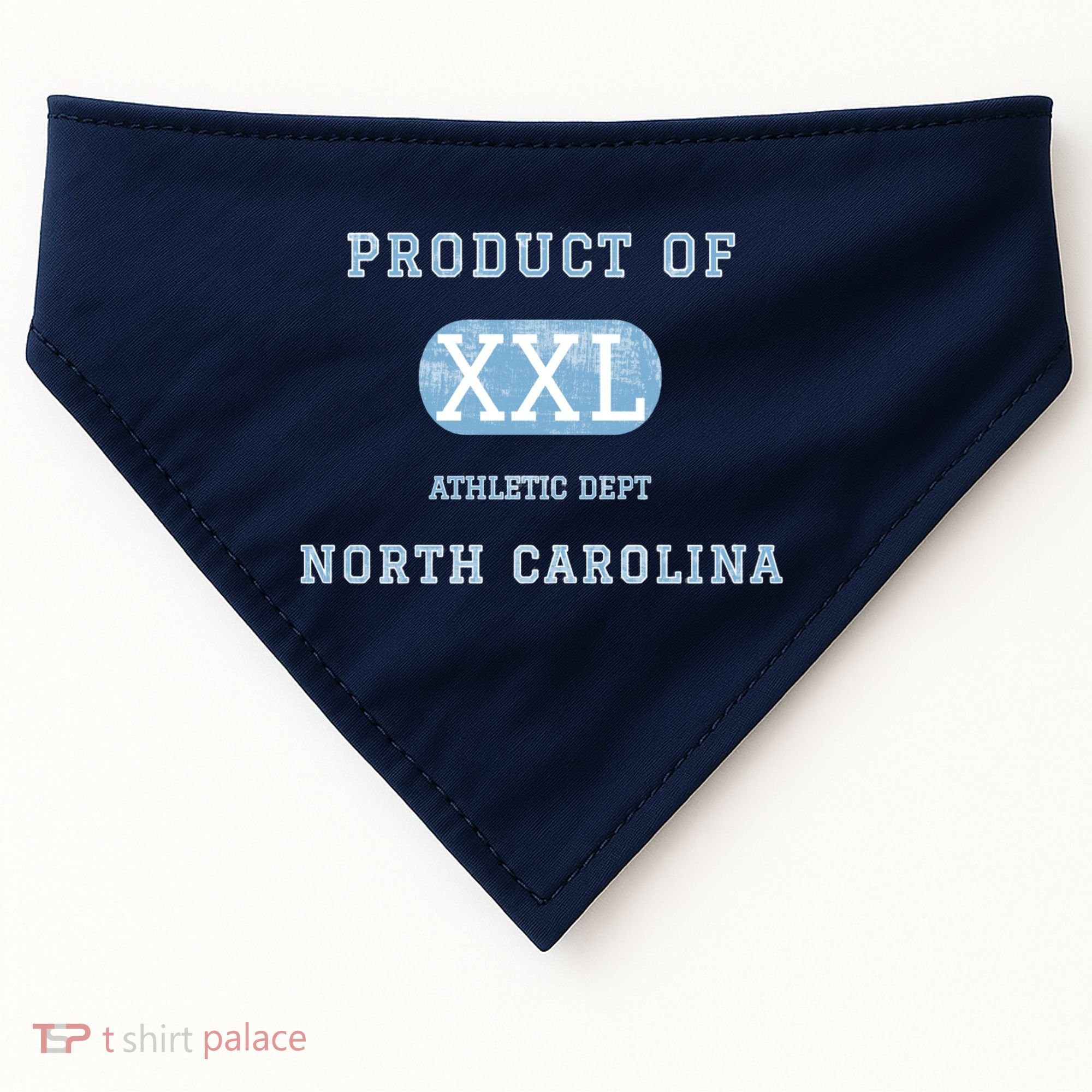 North Carolina Athletic Dept USA-Made Doggie Bandana