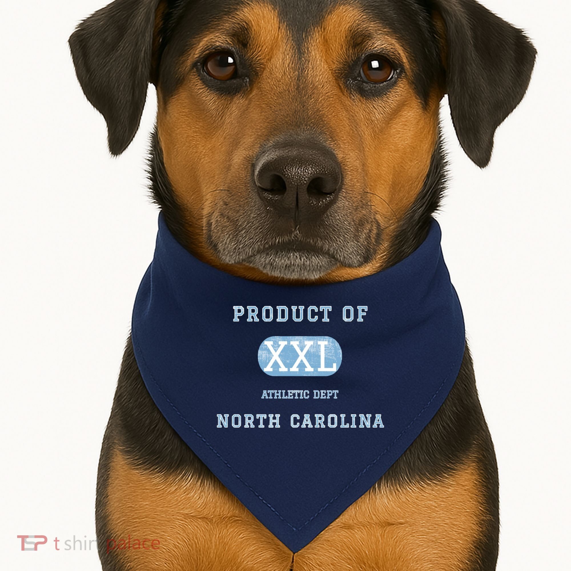 North Carolina Athletic Dept USA-Made Doggie Bandana