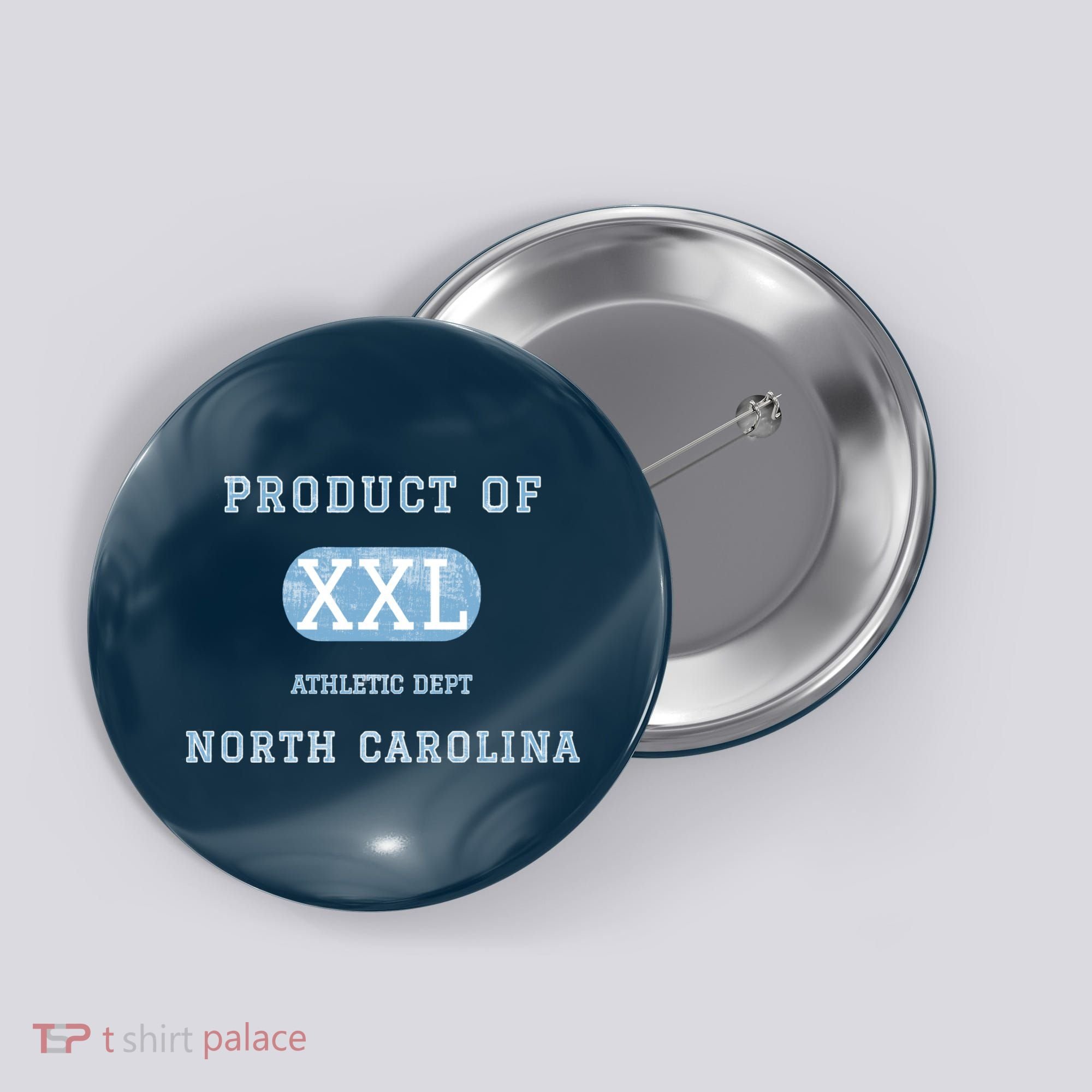 North Carolina Athletic Dept Button