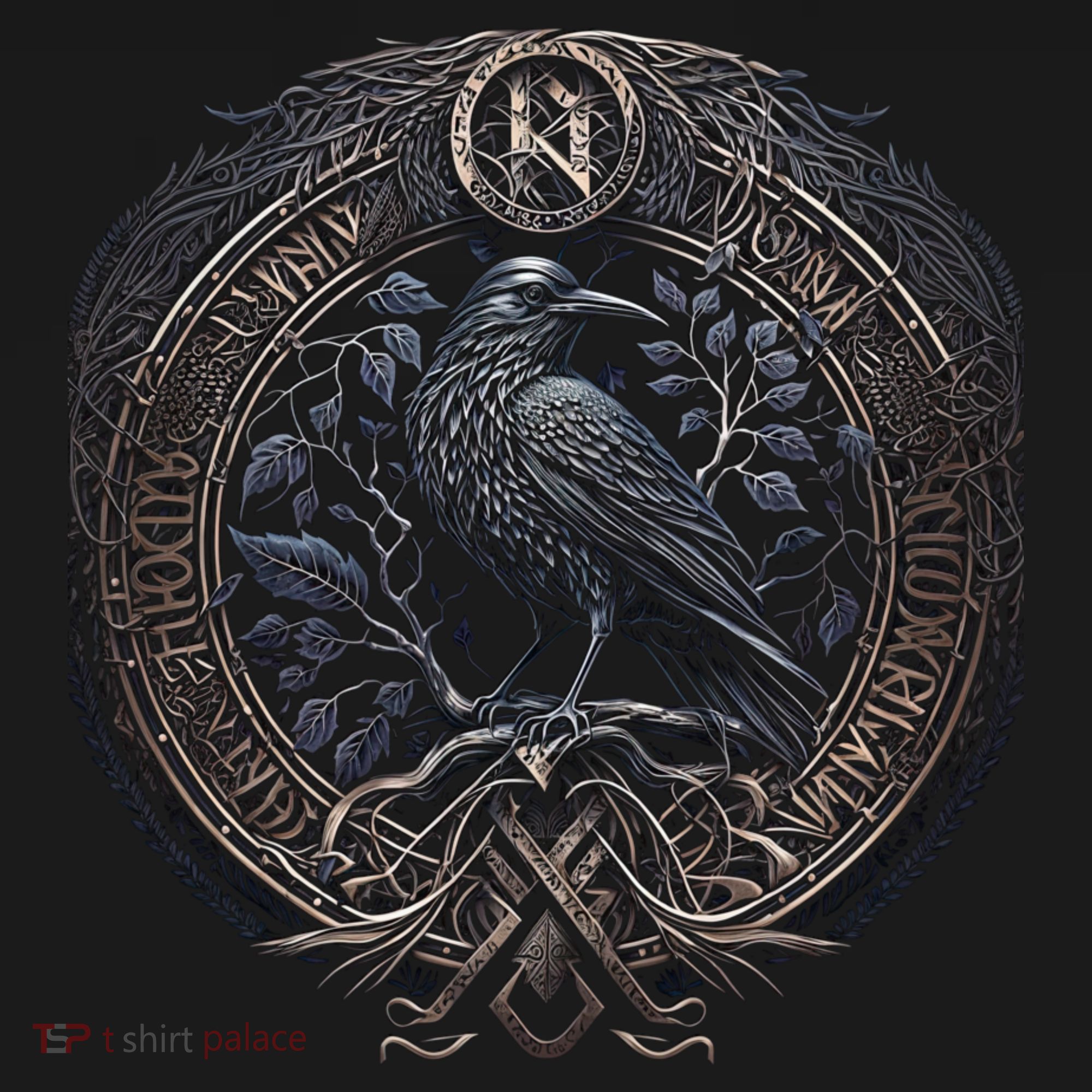 Norse Culture And Norsemen OdinS Raven Northman Valhalla Norse Mythology T-Shirt
