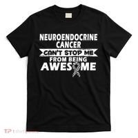Neuroendocrine Cancer Awareness With Zebra Ribbon T-Shirt thumb 0