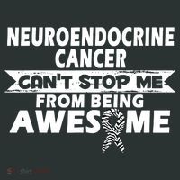 Neuroendocrine Cancer Awareness With Zebra Ribbon Infant Baby Jersey Bodysuit thumb 2