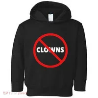 No Clowns Allowed Toddler Hoodie thumb 0