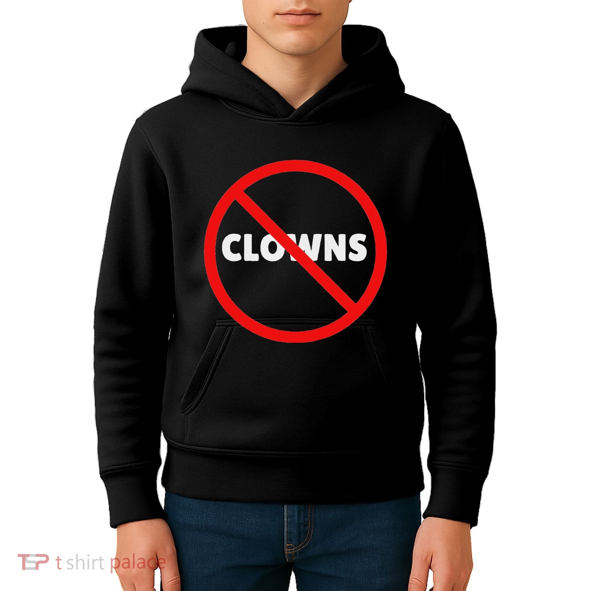 No Clowns Allowed Kids Hoodie