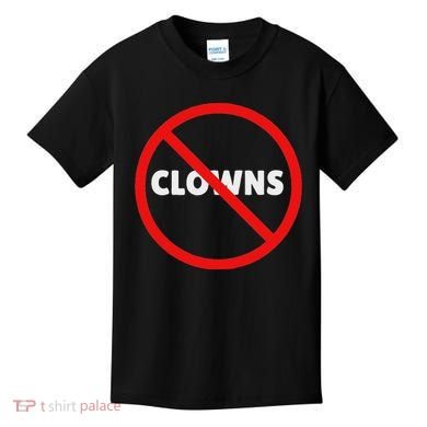 No Clowns Allowed Kids T-Shirt
