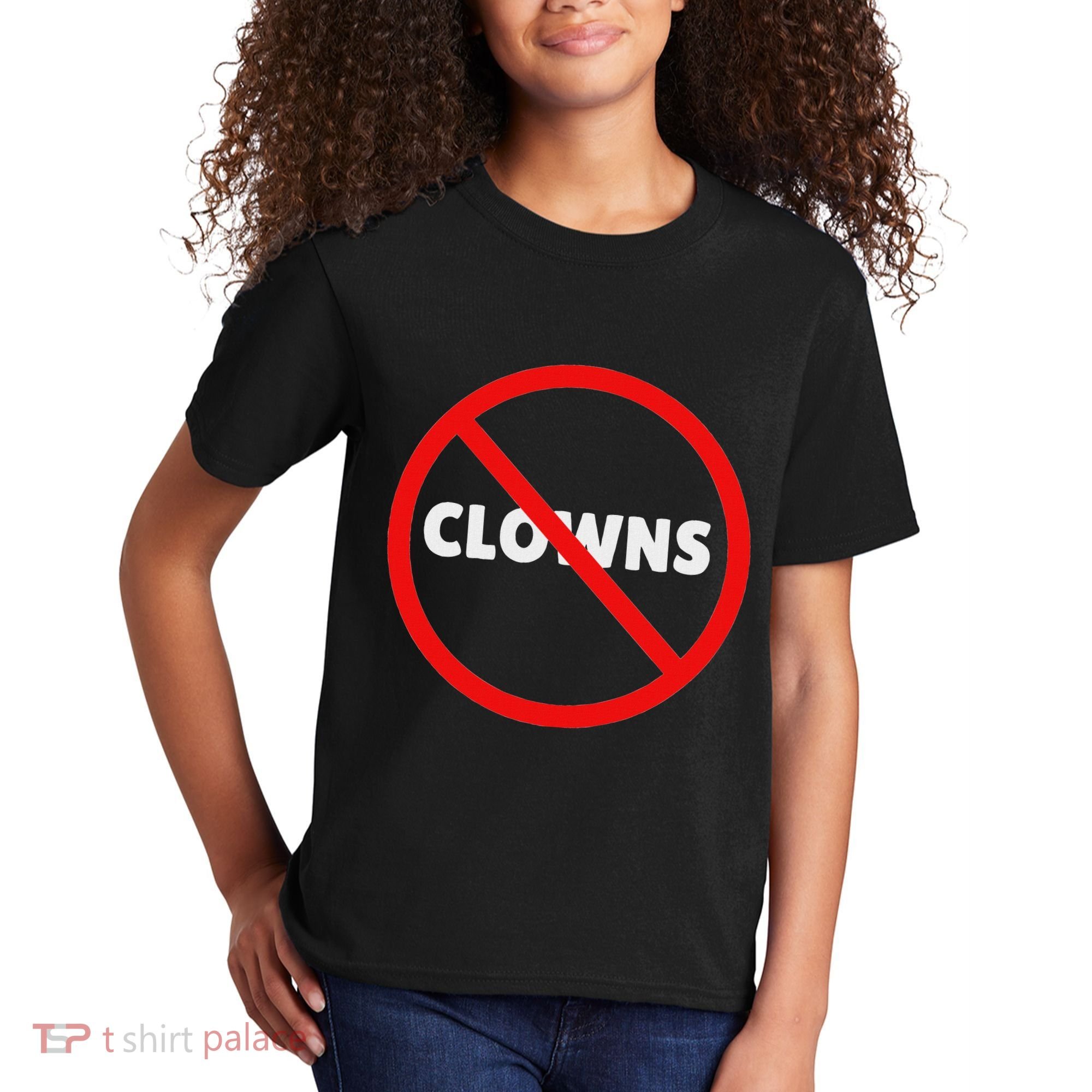 No Clowns Allowed Kids T-Shirt