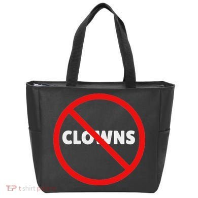 No Clowns Allowed Tote Bag