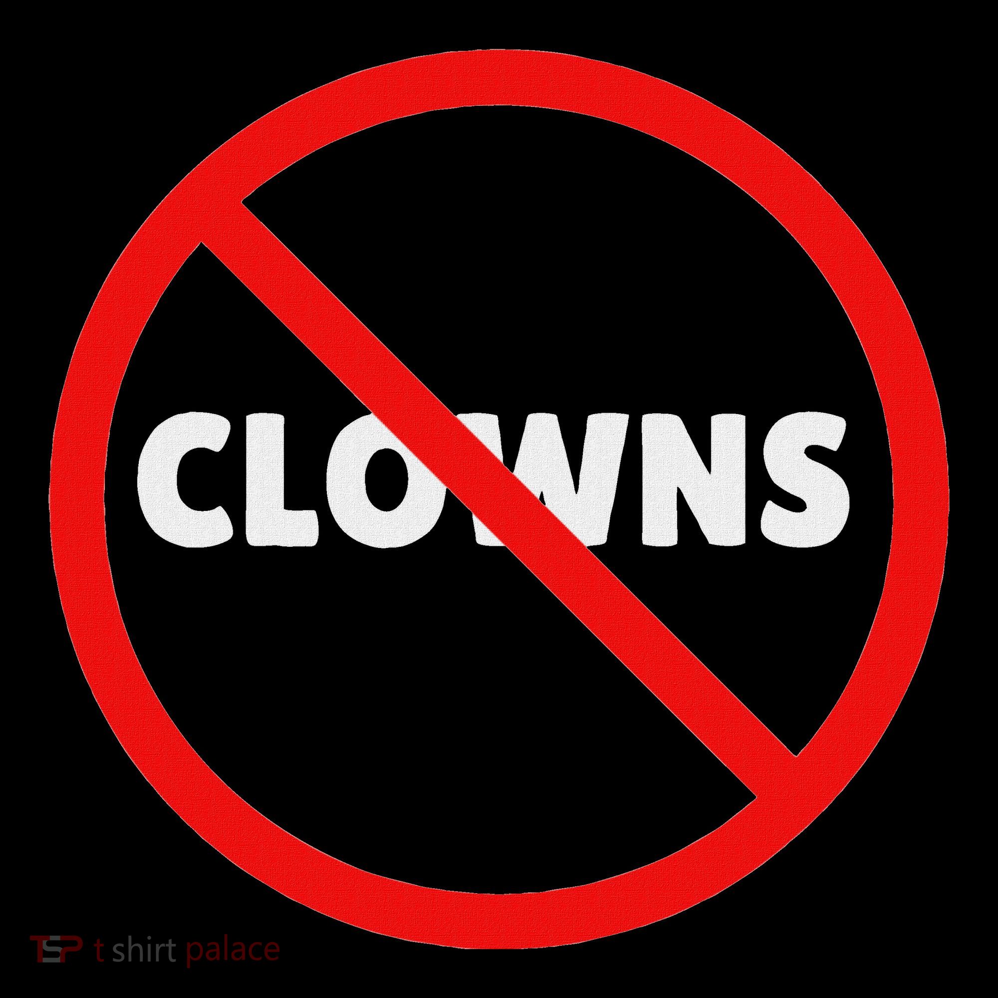 No Clowns Allowed Tote Bag