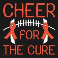 Ney Cancer Awareness Cheer For The Cure Football Gift Funny Gift Women's Hoodie thumb 2