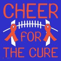 Ney Cancer Awareness Cheer For The Cure Football Gift Funny Gift T-Shirt thumb 7
