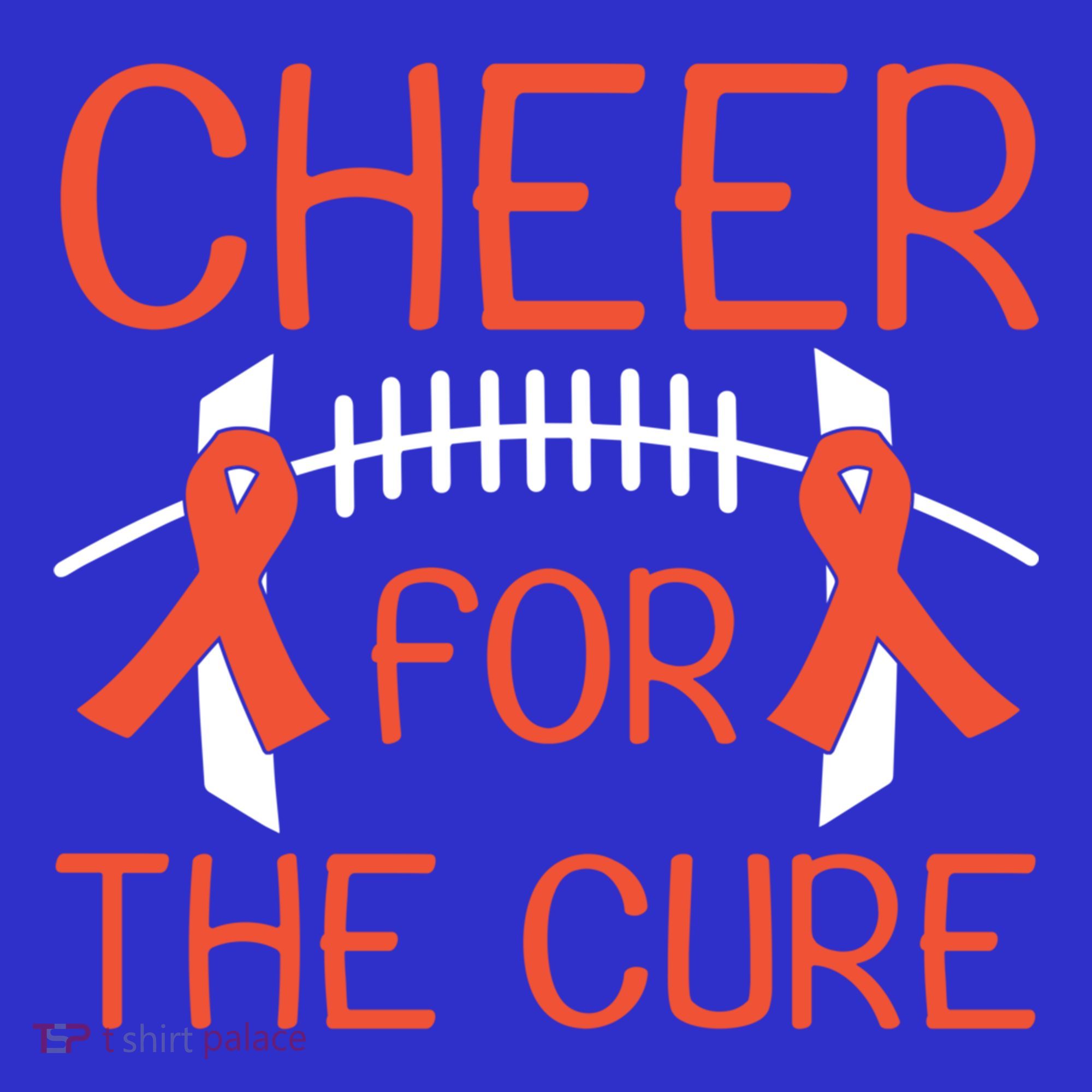 Ney Cancer Awareness Cheer For The Cure Football Gift Funny Gift Women's Tank Top