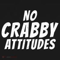 No Crabby Attitudes Funny Crab Owner Gift Women's Hoodie thumb 2