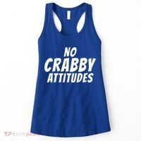 No Crabby Attitudes Funny Crab Owner Gift Women's Tank Top thumb 0